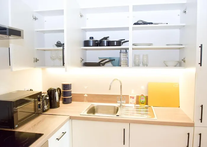 Stylish Free Parking 公寓 利兹