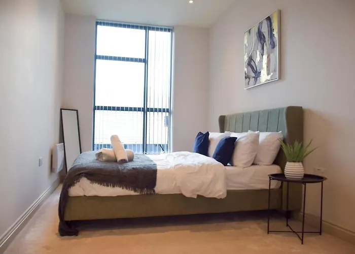 Stylish Free Parking 公寓 利兹